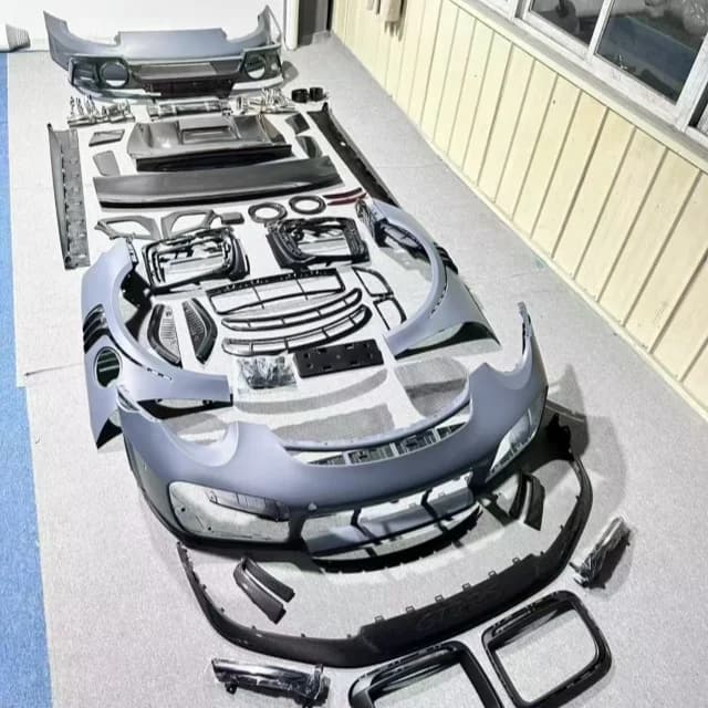For 991 GT2 RS Rear Body Kit and Car Grille Accessories Front Bumper Upgrade for 911 Carrera 991.1 991.2 GT2 RS Cars
