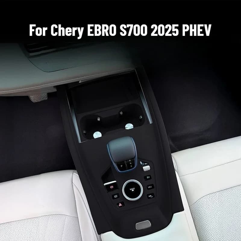 For EBRO S700 2025 PHEV Tiggo 7 plus Center console gear shift silicone protective pad storage tray Accessories
