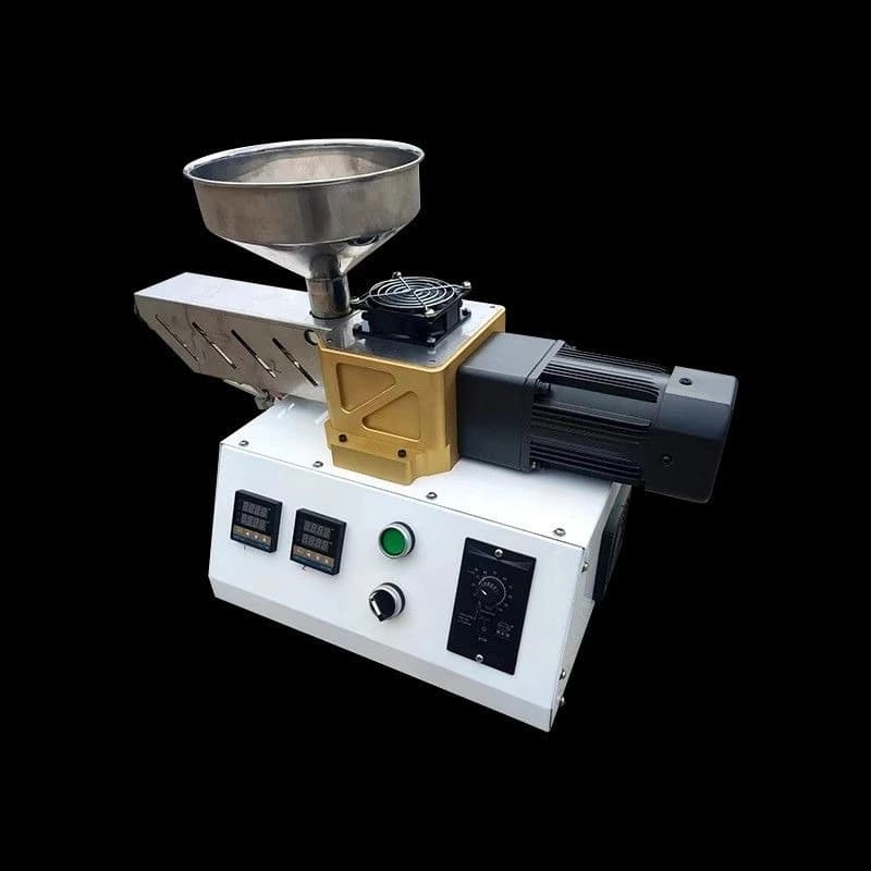 Plastic extruder desktop, small laboratory 3D proofing swatch rubber extruder, equipment wire extrusion