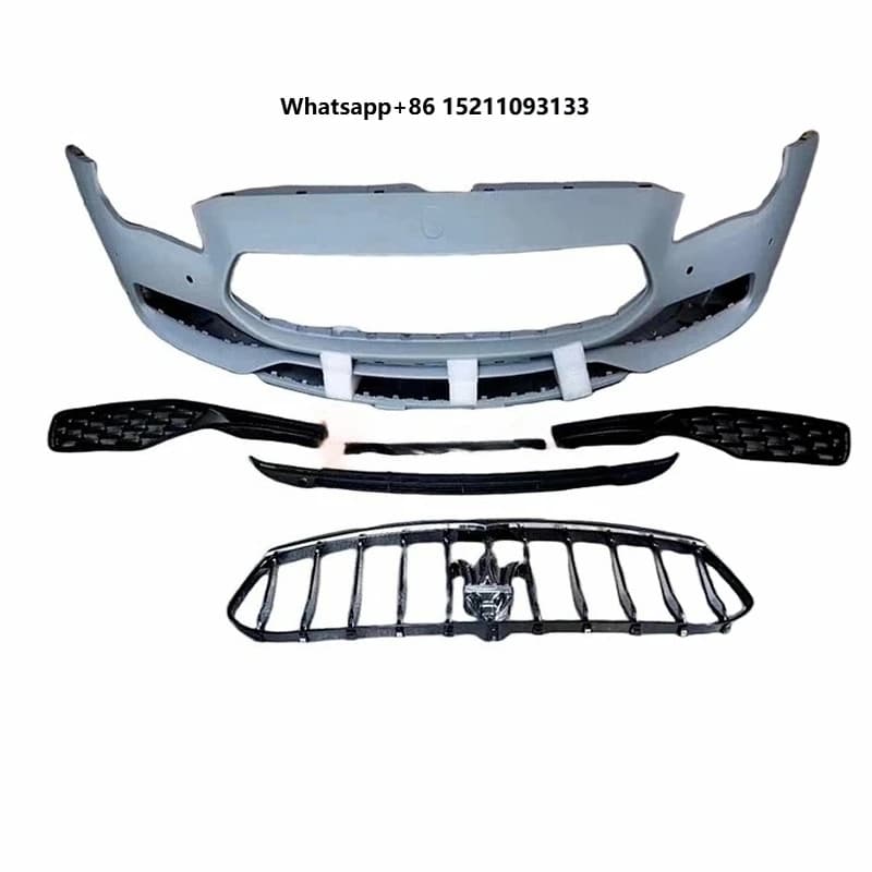High Quality Car Auto Parts Accessories Bodykit 13-16 Upgrade 17-21 Luxury Style Front Body Kit Bumper for Maser Quattroporte