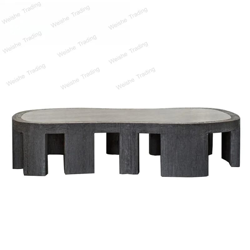 Creative furniture Nordic modern solid wood coffee table