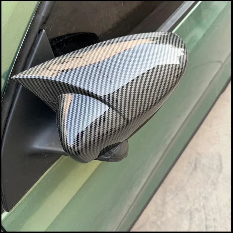 Car Styling For Volkswagen VW Jetta MK6 Euro 2012-2017 Side Rearview Mirror Cover Sticker Trim With OX Horn Auto Accessories