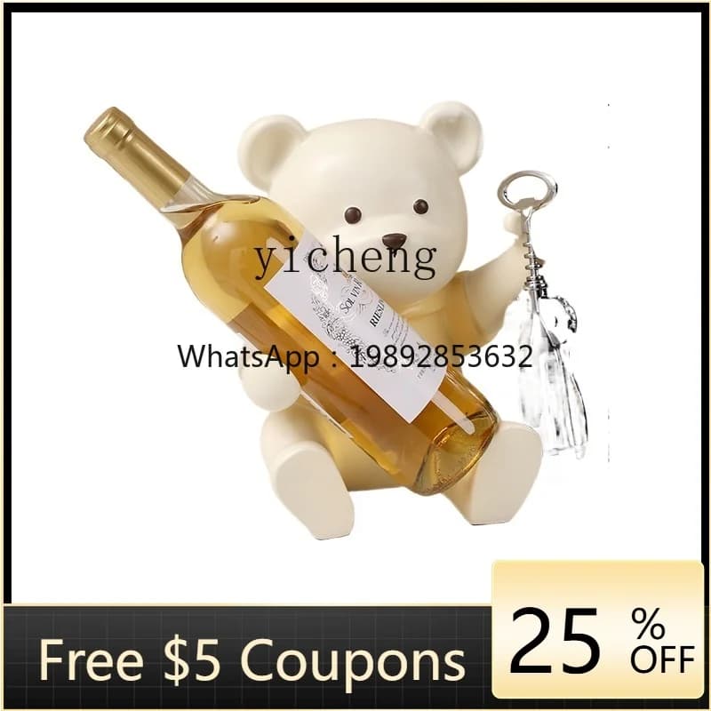 Wine Rack Decoration Wine Cabinet Light Luxury High-End TV Sideboard Cabinet Hallway Living Room Home Decoration
