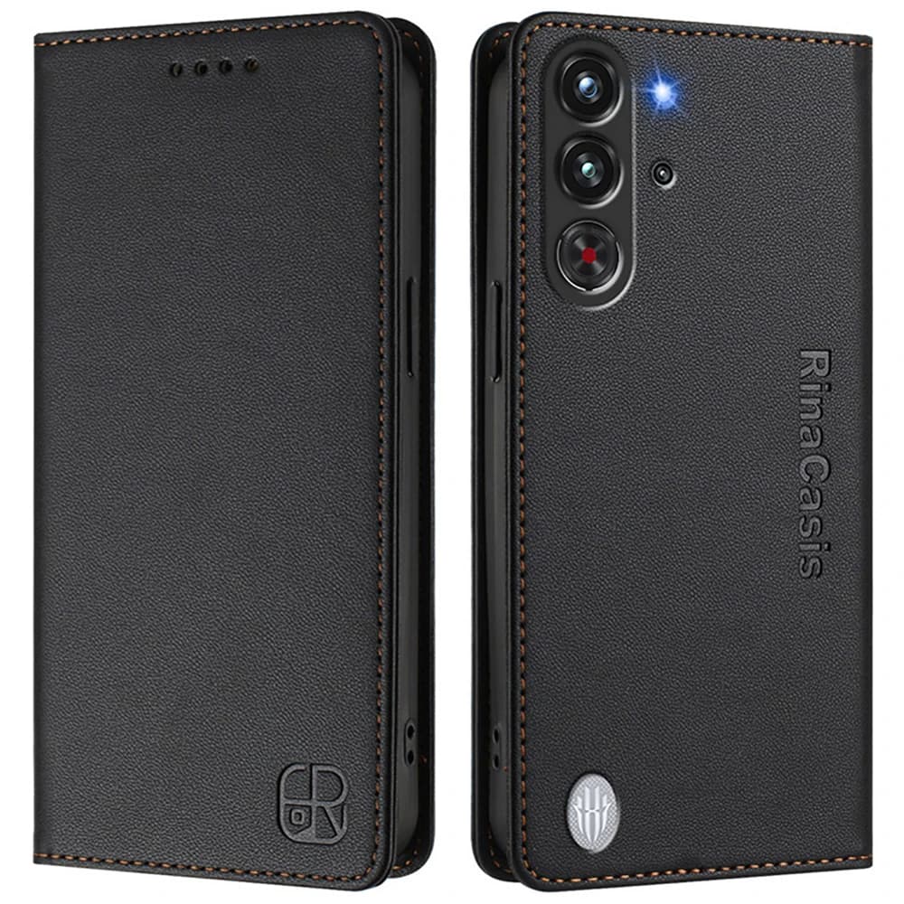 For ZTE Nubia Red Magic 11 Pro 5G Magnetic Leather Book Case for Nubia Red Magic 10 Pro Plus Wallet Funda RedMagic 10 Air Etui