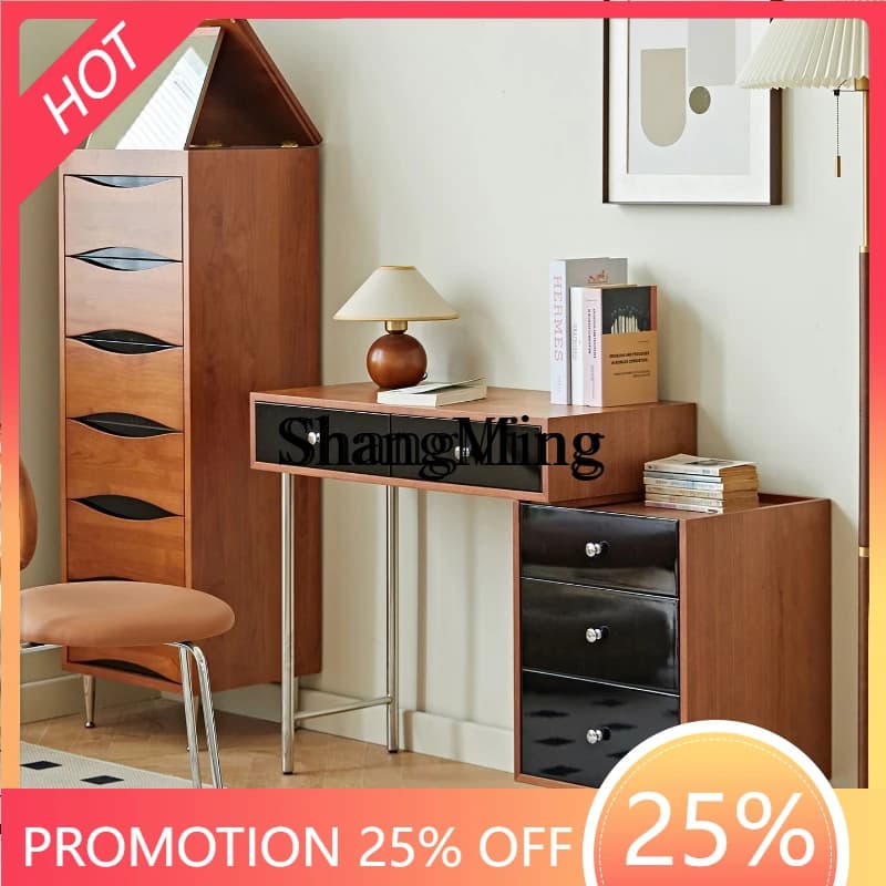 SM dresser, chest, integrated medieval small apartment, multi-functional storage desk, bedroom mobile storage