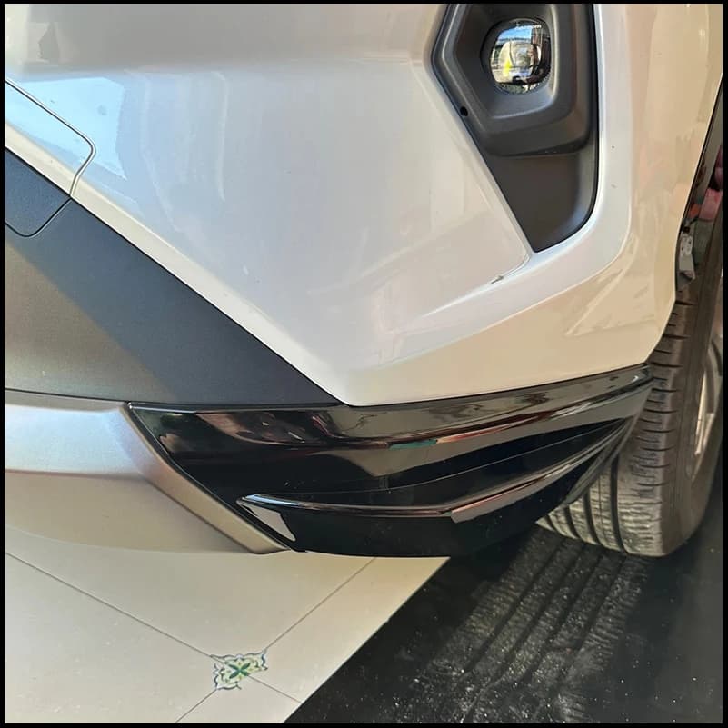 For Toyota Rav4 RAV-4 2019-2024 Both Sides Front Bumper Body Kit Diffuser Protector Corners Lip Car Styling Auto Accessories