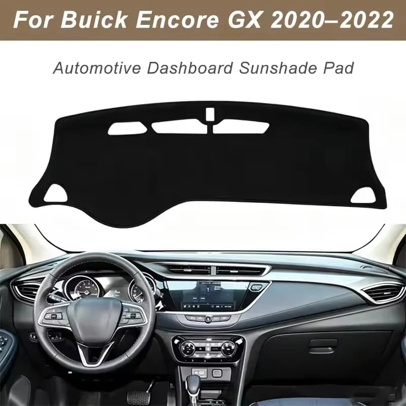Dashboard Cover Dash Mat For Buick Encore GX 2020-2022 Anti-Glare Non-Slip Sun Shade Interior Protector