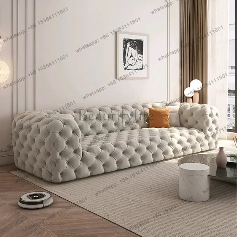 Oversized Italian Living Room Sofas Designer Gray Modern Lazy Living Room Sofas Lounge 2 Seater Woonkamerbanken Home Furniture