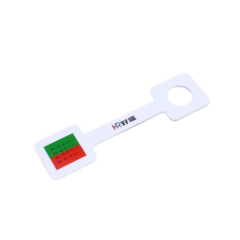 1 Pcs Dominant Eye Test Ruler with Target Ophthalmic Binocular PD Tool for Optometry & Vision Screening Accessories