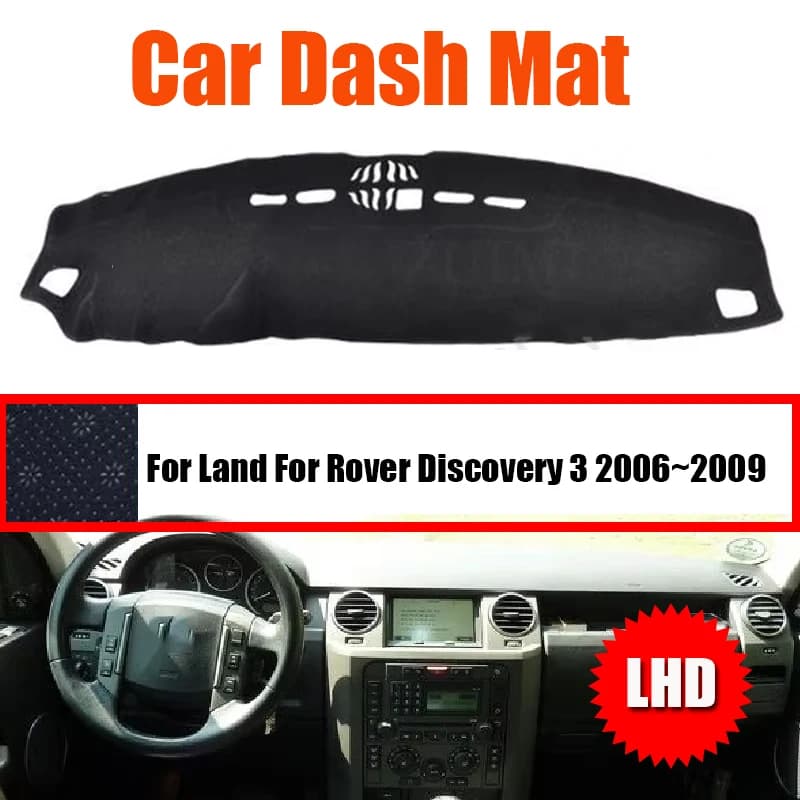 ZUIMI For Land For Rover Discovery 3 2006~2009 LHD Dashboard Cover Dash Mat Dashmat Dash Board Cover Pad Sun Shade