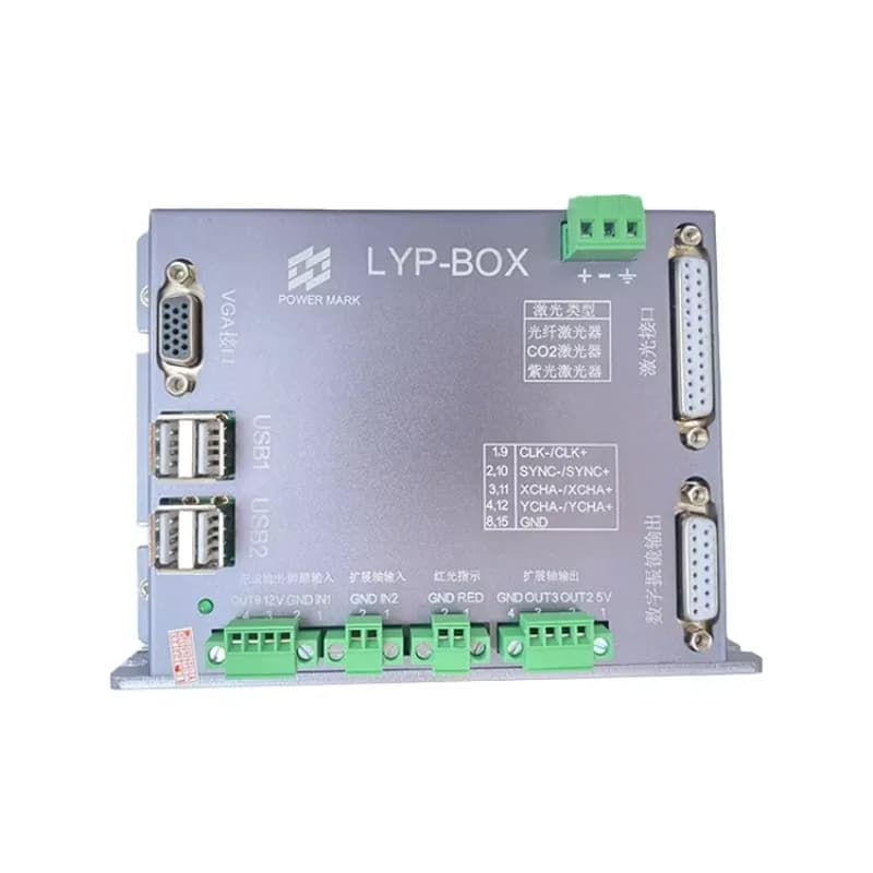 New Trocen Co2 Laser Control System LYP-BOX DC 24V Replace AWC708S TL3120 Leetro Controller CO2 Laser Marking Machine Controller