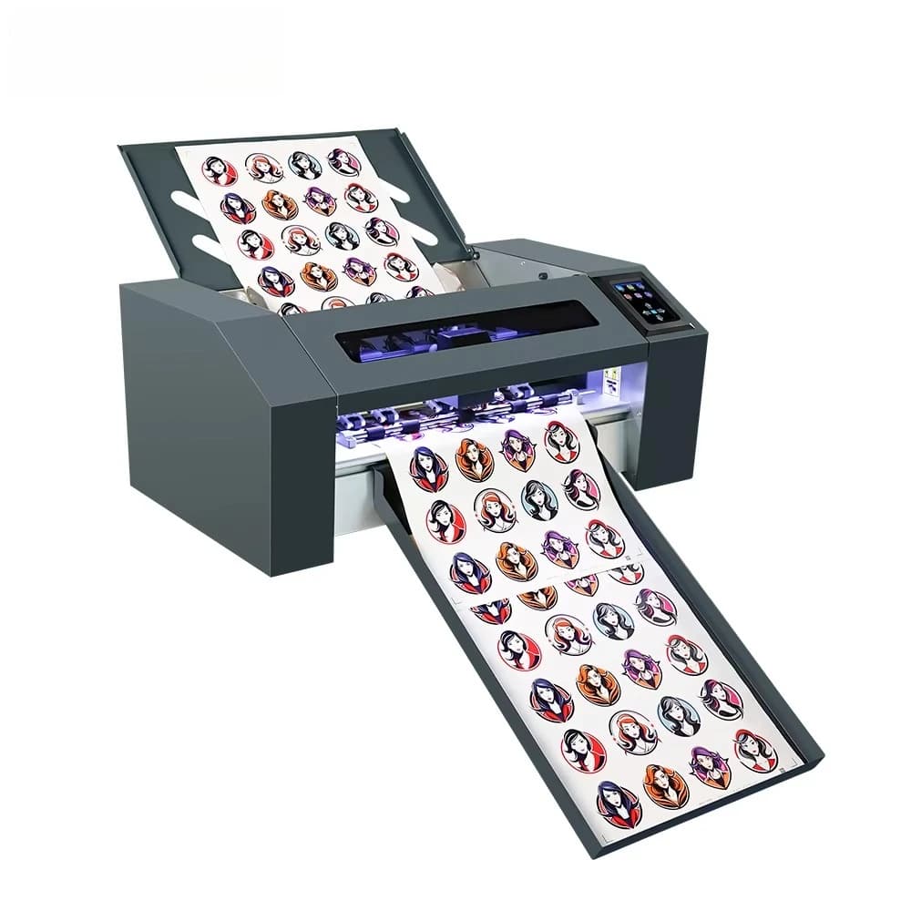 Hot Sale Automatic Sheet Label Cutting Machine Digital Die Cutting Machine/Half Cut Sticker Machine