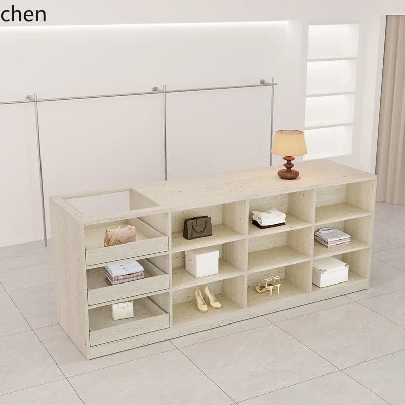 W5.19 clothing store Nakajima cabinet counter with glass ornaments jewelry display case display stand