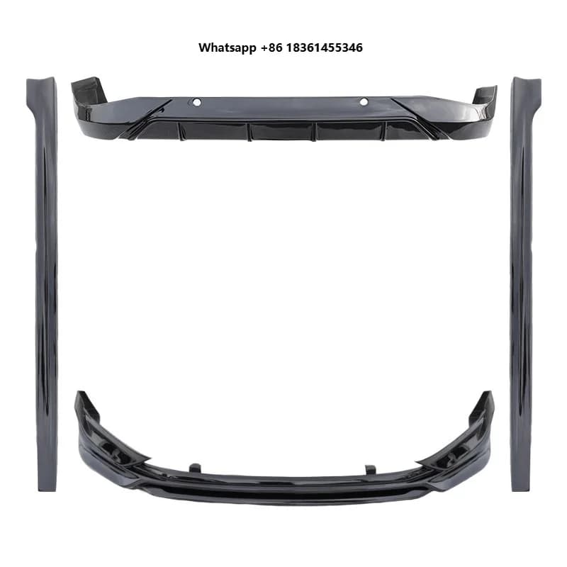 Car Body Kit  For B9 Modified Sport Front Shovel Rear Lip Side Skirts ABS Material Kit