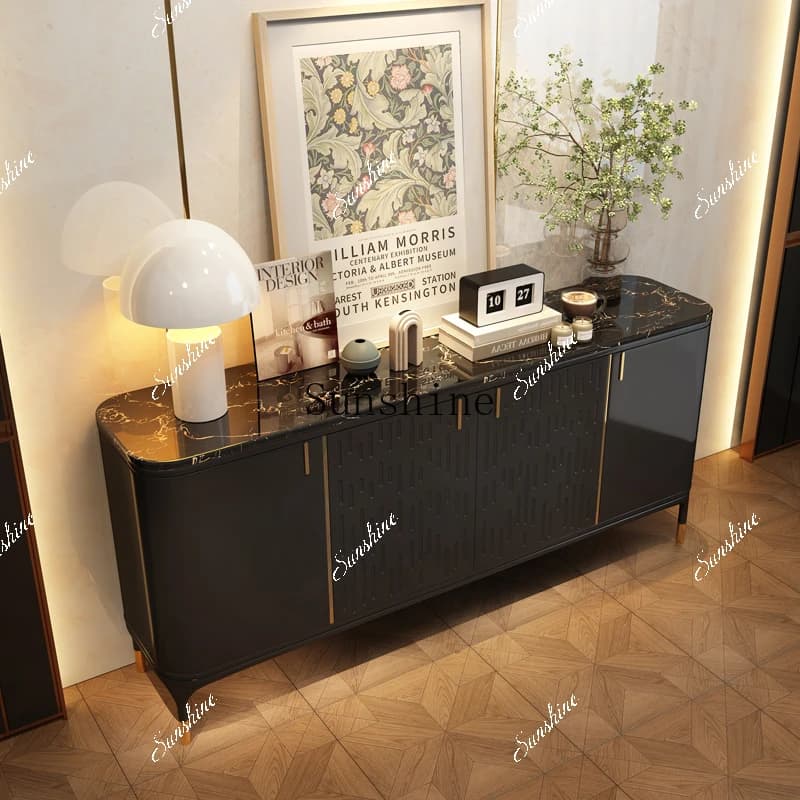 Modern light luxury entrance villa large flat floor high-end decorative locker  FT