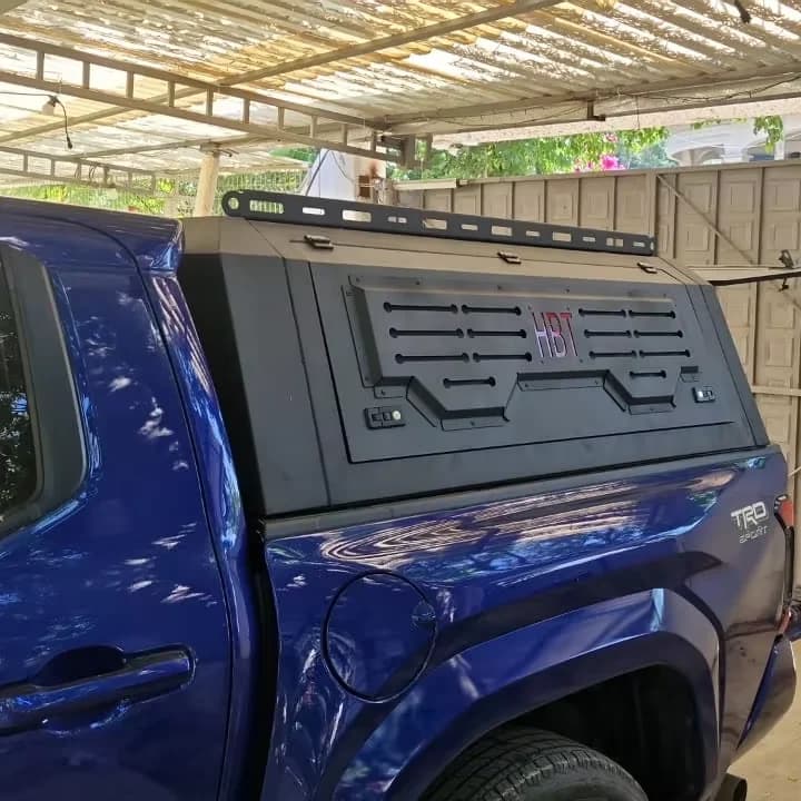 Pickup Truck Bed Cover Aluminum Truck Canopy Topper Hardtop Cap For Tacoma 5ft/ 6ft