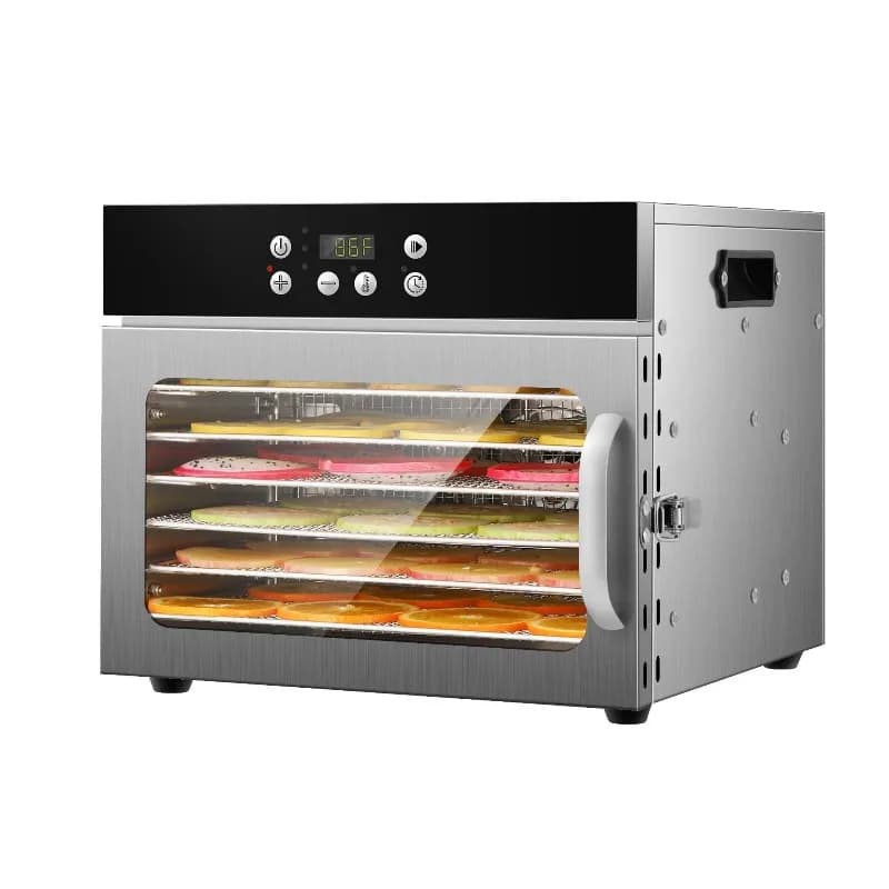 8-Layer Household Food Dryer Stainless Steel Pet Snacks Food Dehydration Vegetables Fruit Vegetables Small Fruit Drying Machine