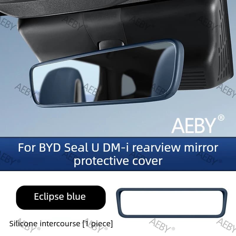 For BYD Seal U DM-i 2020-2025 Rearview Mirror Silicone Cover,Dustproof Silicone Case,rear view mirror cover,Car Interior