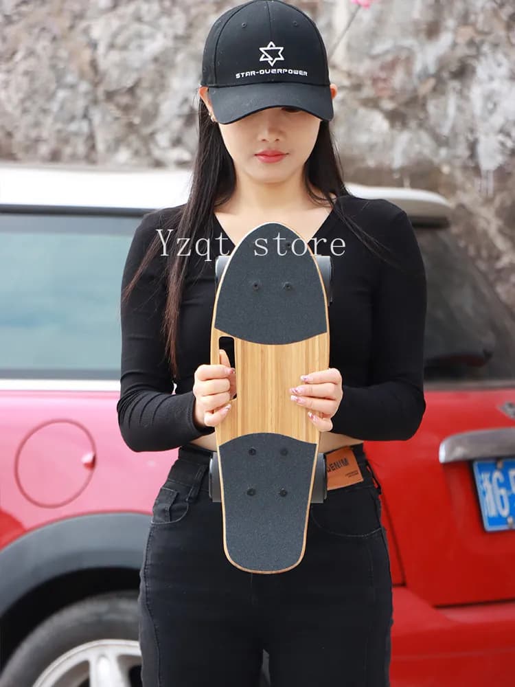Mini land surfboard, skateboard, small fish board, portable, pedal-free ground transportation, street brushing, beginner