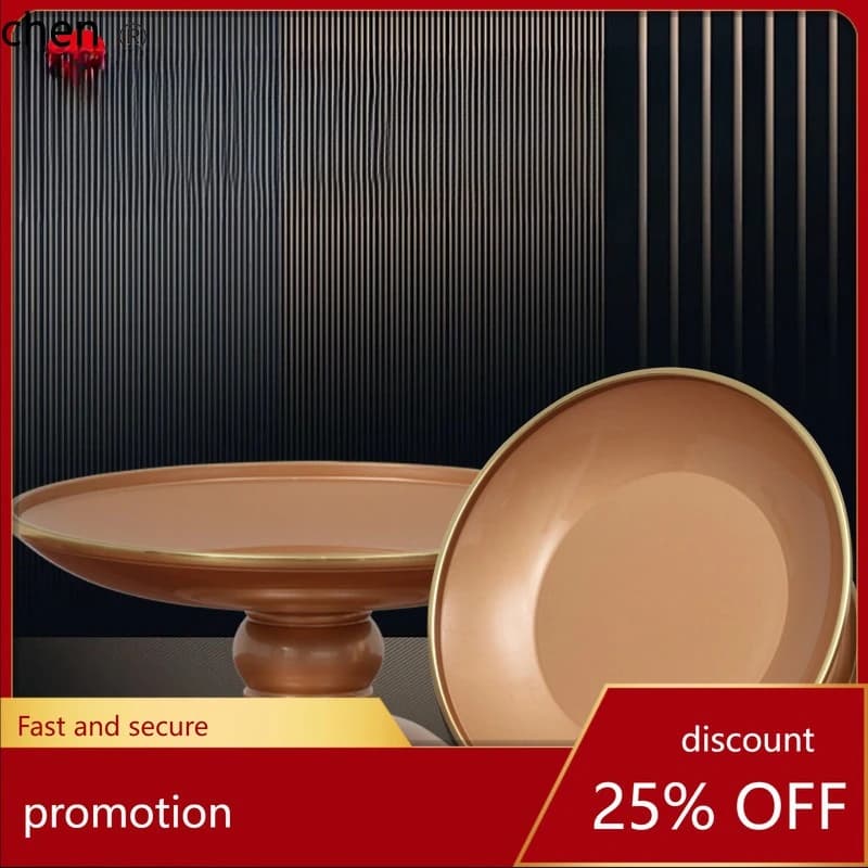 Cz offering plate for home indoor  god of wealth fruit plate front brass fruit plate hall offering  fruit