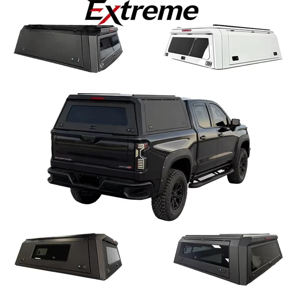 OEM/ODM 4x4 Waterproof Aluminum Alloy Pickup Hardtop Topper for Isuzu DMAX Toyota