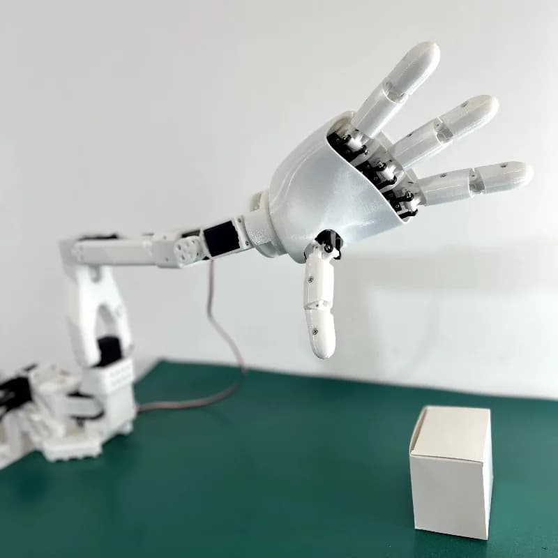 Dexterous hand + robotic arm 3D printing, robotic hand, living room ornament model