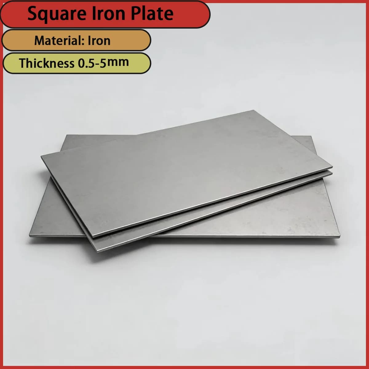 Square Iron Plate with a Thickness of 0.5-5mm Is Used for Equipment Brackets, Infrastructure Reinforcement, Etc