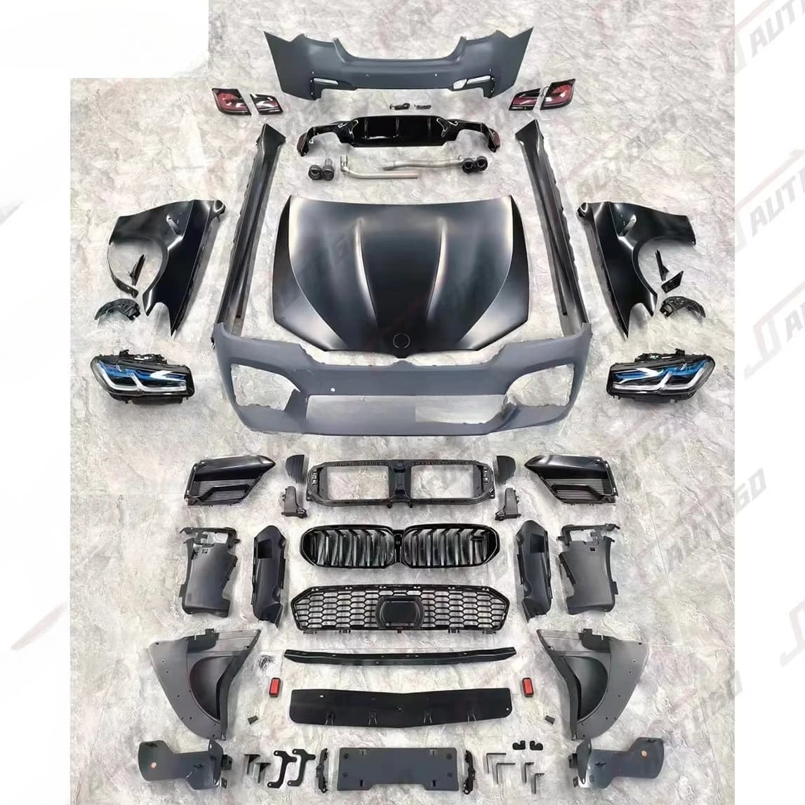 Factory Hot Sale Body Kit for 5 Series F10 2010-2017 520i 523i 528i 535i 540i 550i Upgrade to 2023 G30 LCI M-Power M5 Style
