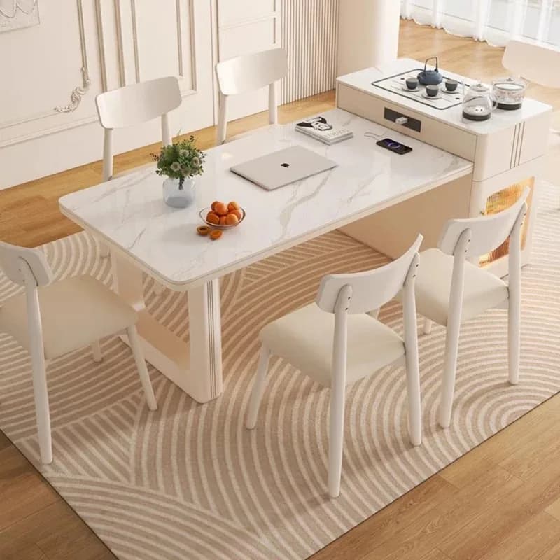 Cheap Design Dining Tables Wood Square Eating Space Saving Dining Tables Unique Modern Industrial Mesas De Jantar Furniture Home