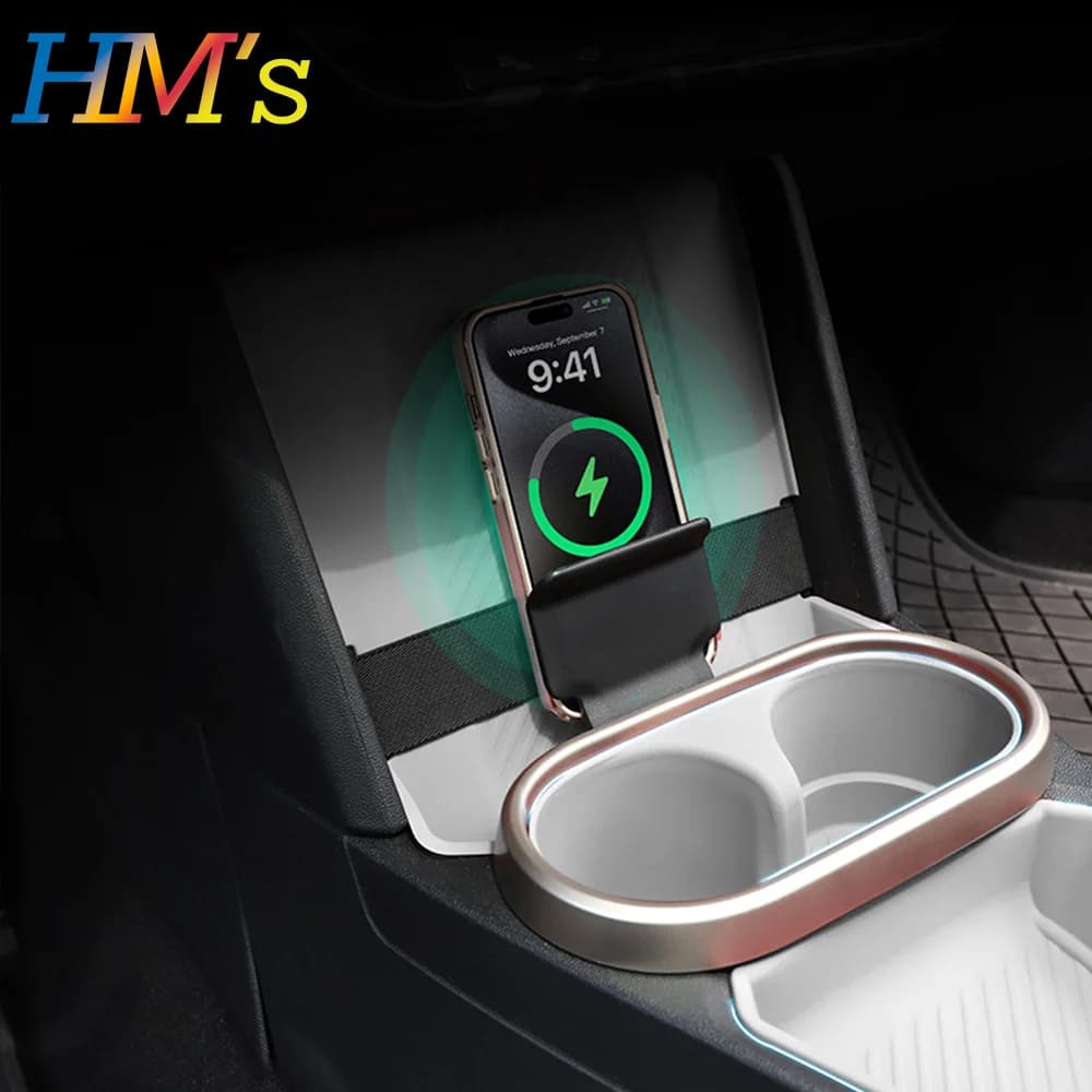 3/5/7Pcs Car Inner Accessories Compatible With MN F65 F66 2024 2025+ Car Door Groove Mat Slot Cup Holder Pad Anti-slip Pad