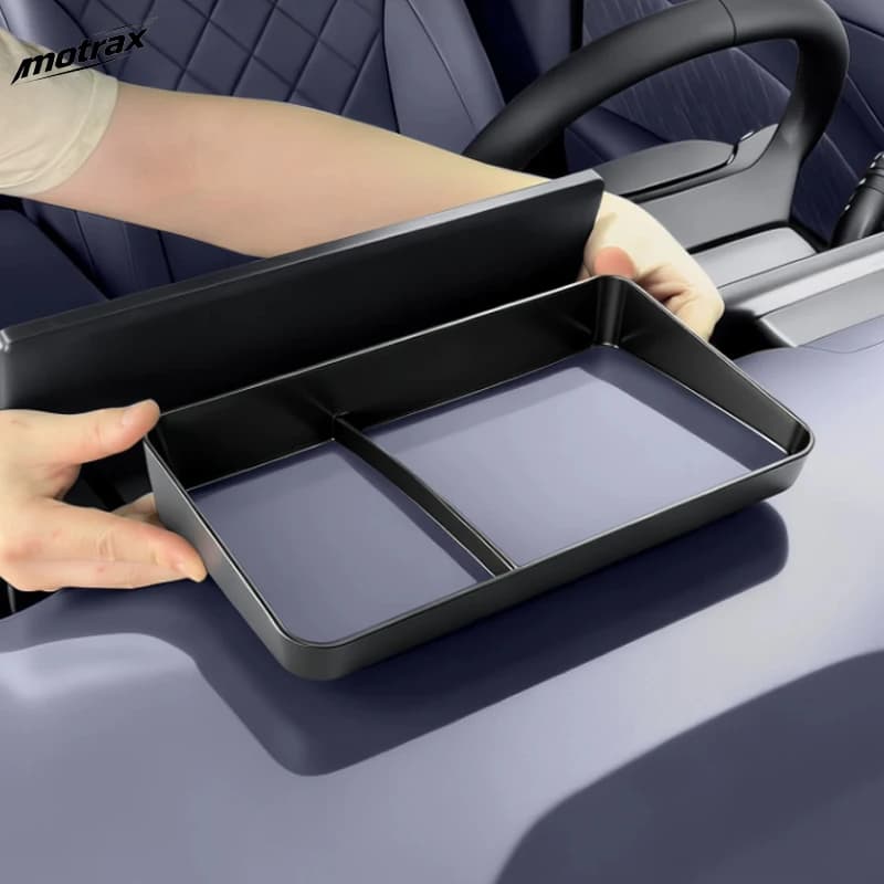 For MG 4 MG4 Urban EV 2026 2027 ABS Central Control Instrument Panel Silicone Box Cover Behind Navigation Screen Organizer