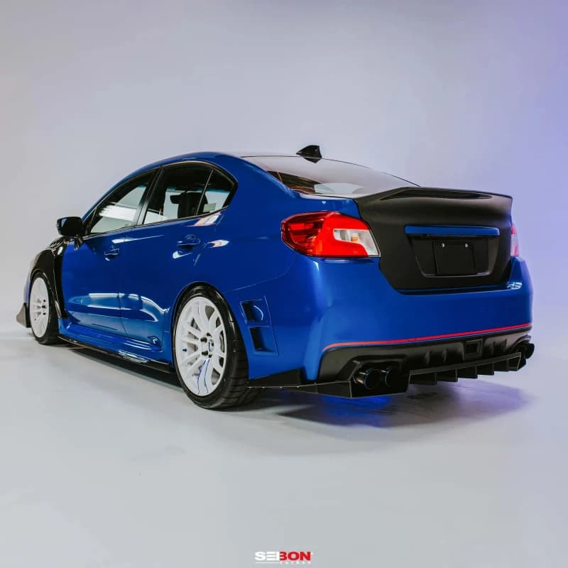 Carbon Fiber Trunk Lid for  WRX STI 2015-2021 Regular Forge Honeycomb Carbon V1 V2
