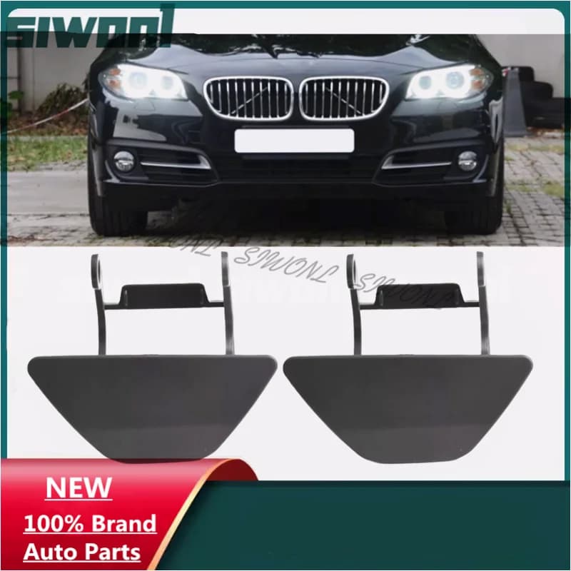 Front Left/Right Side Bumper Headlight Washer Nozzle Cover Washer Cap For BMW F10 F18 5 Series 520i 535i 2013-2016