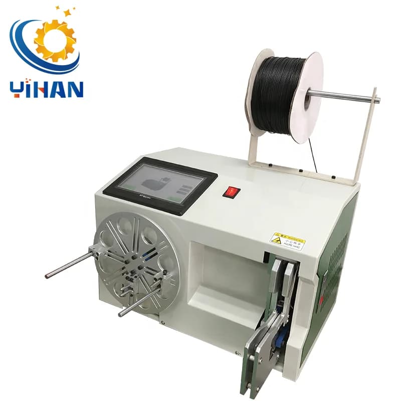 YH-40-80 High Efficiency Semi Wire Winding Coiling Tying Machine Auto Wire Twist Tie Machine for Big Wire