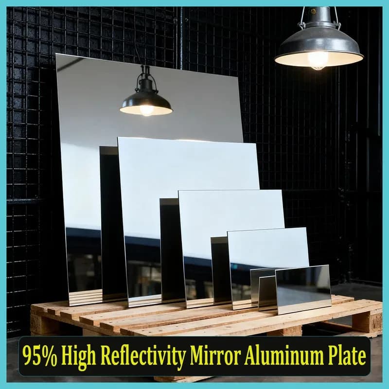 95% High Reflectivity Mirror Aluminum Plate Laser Cutting Quality Aluminum Alloy Sheet