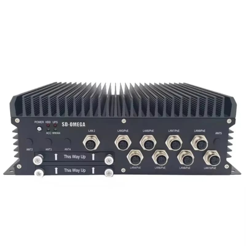 Vehicle Computer Vehicle Computer SD5200P-M12D Gen 8th Cores I7/i5/i3 CPU 8xPoE  9V-48V Input Vehicle Computer