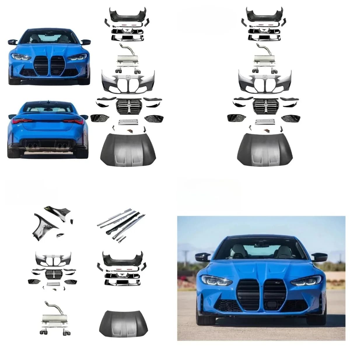 Upgrade Style Exterior Body Modification Set Fit for G22 M4 2020
