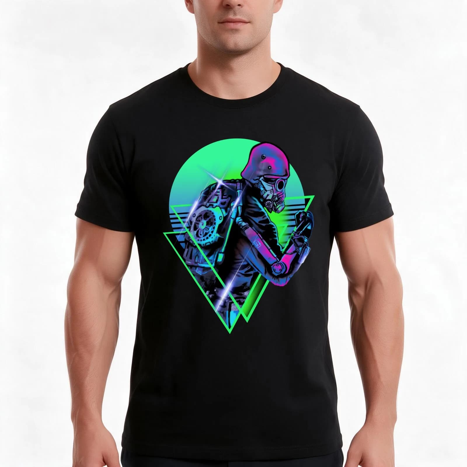 BULLET T-Shirt, Summer Casual Cotton Tee, Oversized Streetwear Tops, Vintage Graphic Print, Loose Fit Short Sleeve, 100% Cotton