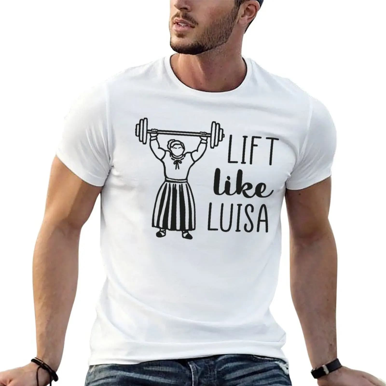Lift Like Luisa Classic T-Shirt anime shirt man clothes plain black t shirts men