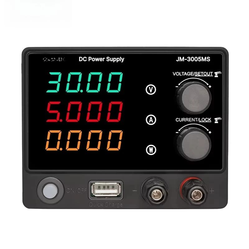 Adjustable Output Variable DC Power Supply Featuring Constant Current Voltage Mode and Digital Display