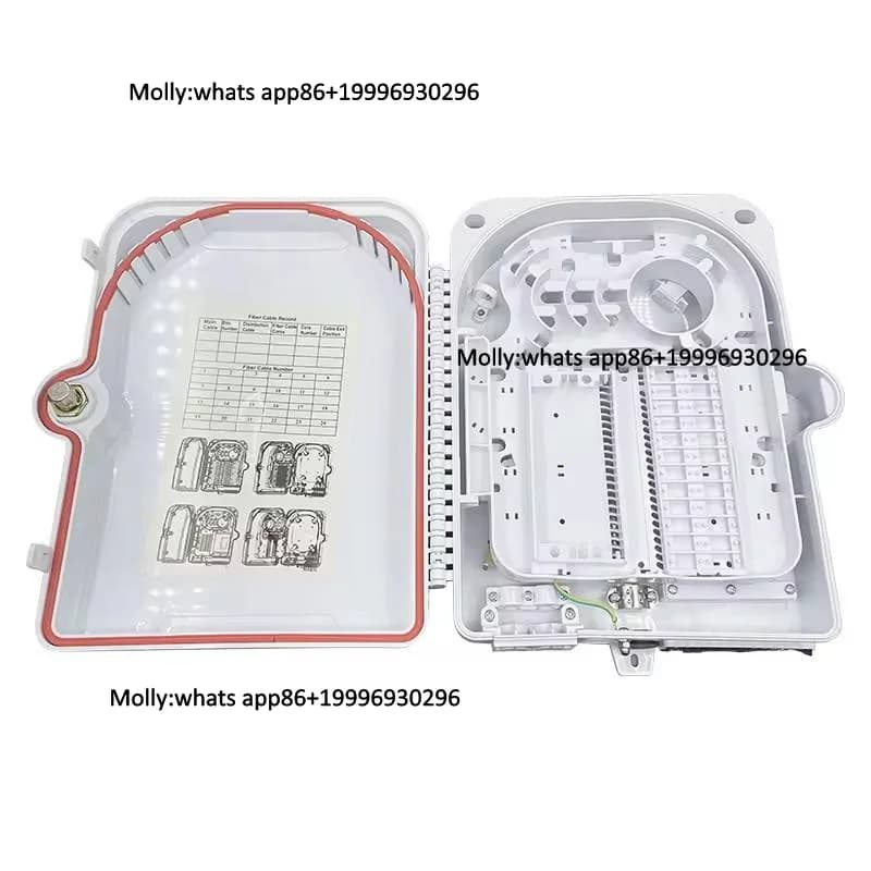 Factory 24-Core Optic Fiber Termination Box Waterproof IP65 FTTH Optical Cable Distribution POE 4G 3G GSM WIFI Communication