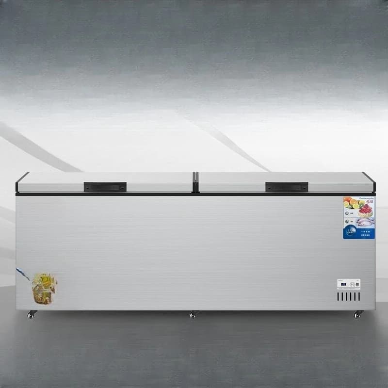 Large refrigerator freezer freezer temperature control freezer