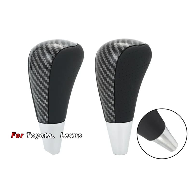 For Toyota 8mm thread universal shift hand ball carbon fiber shift head suitable for Camry RAV4 gear lever
