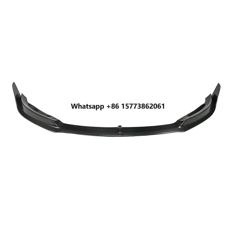 Vorstein Style Dry Carbon Fiber Auto Accessories Bumper Front Lip for  Model 3 2016-2019 Carbon Diffuser