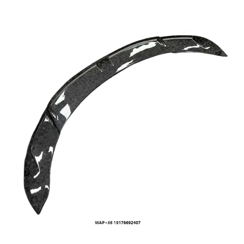 High-quality M Style Forged Dry Carbon Fiber Rear Spoiler Trunk Spoiler for  Roma