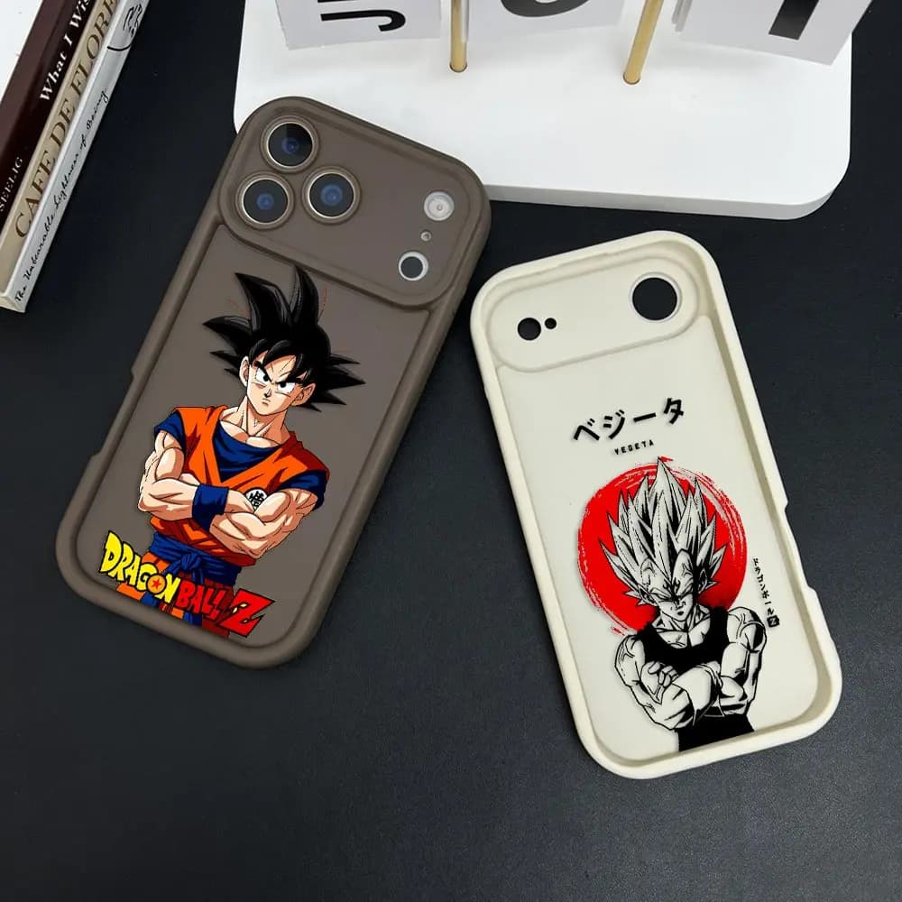 Phone Case For iphone Apple 18 17 17E 16 16E 11 12 13 14 15 XR Plus Pro Max Bumper Hard Shockproof Cover D-Dragon Ball Sun GOKU