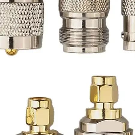 for sma Female/Male Coupling Nuts Comprehensive 14pc RF Connector Set Including BNC and UHF Types for Robust Networking