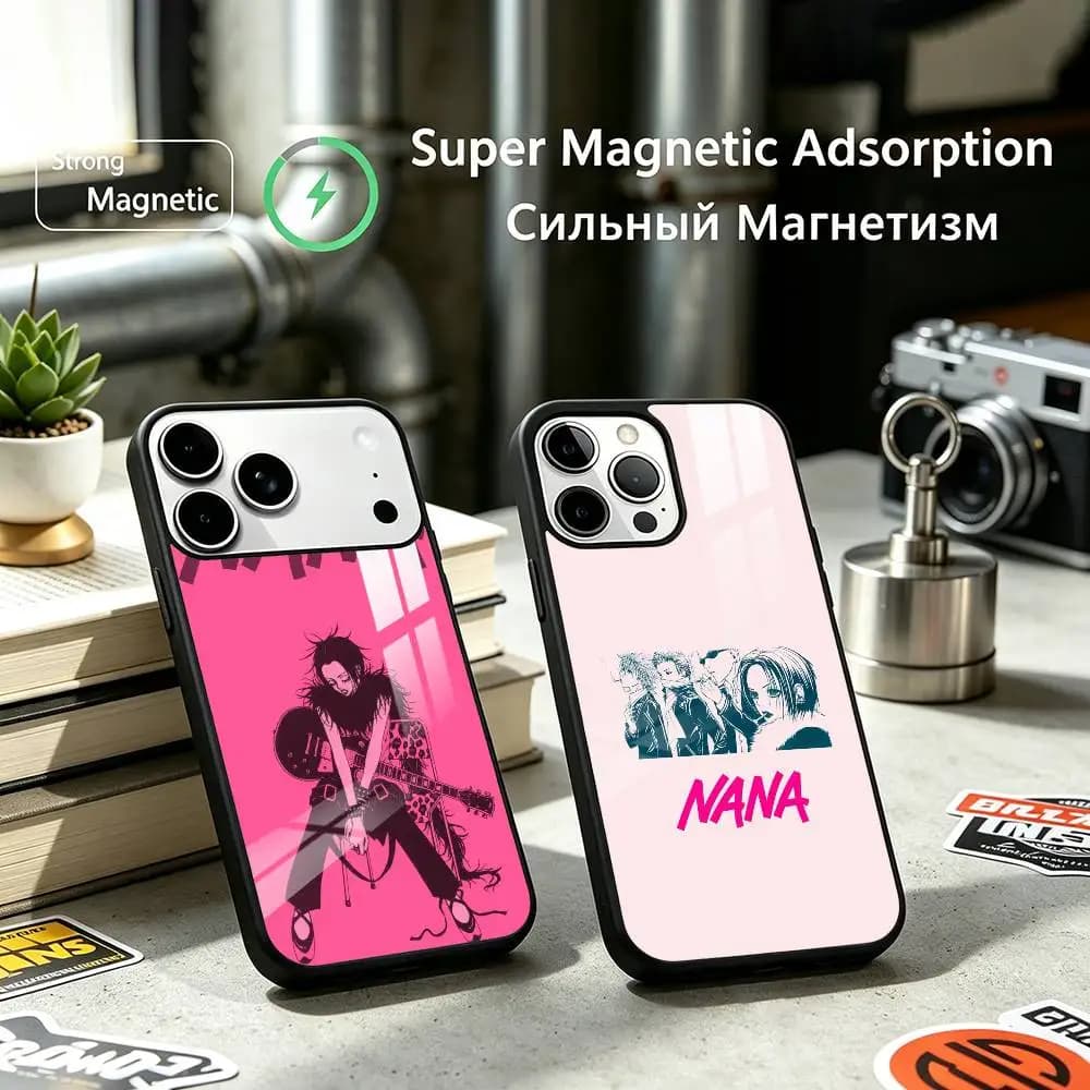 Oosaki Nana Anime 707 Phone Case For iPhone17,16,15,14,13,12 Plus,Pro Supports Magnetic Wireless Charging