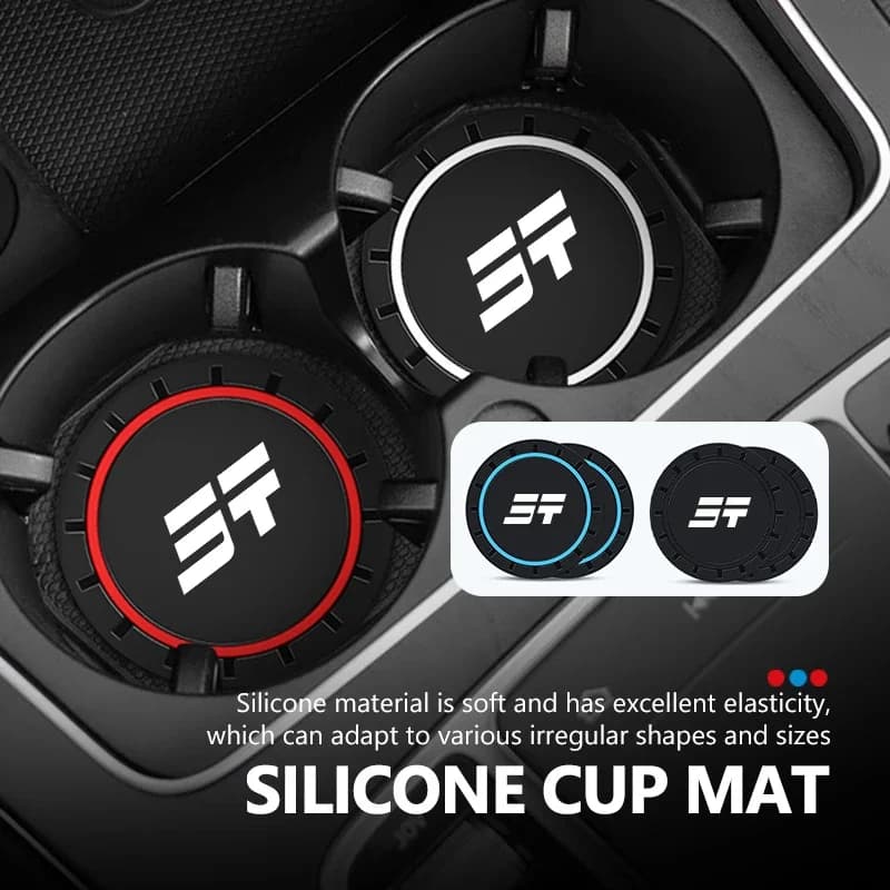 Silicone Car Cup Mat Cup Holder Anti-slip Mat Water Shockproof Pad For Jetour T2 T1 X70 Plus Dashing G700 X90 X95 Traveller