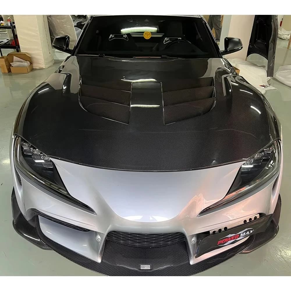 Carbon Fiber Hood Bonnet TS Style for A90 A91Mk5 Supra 2020+